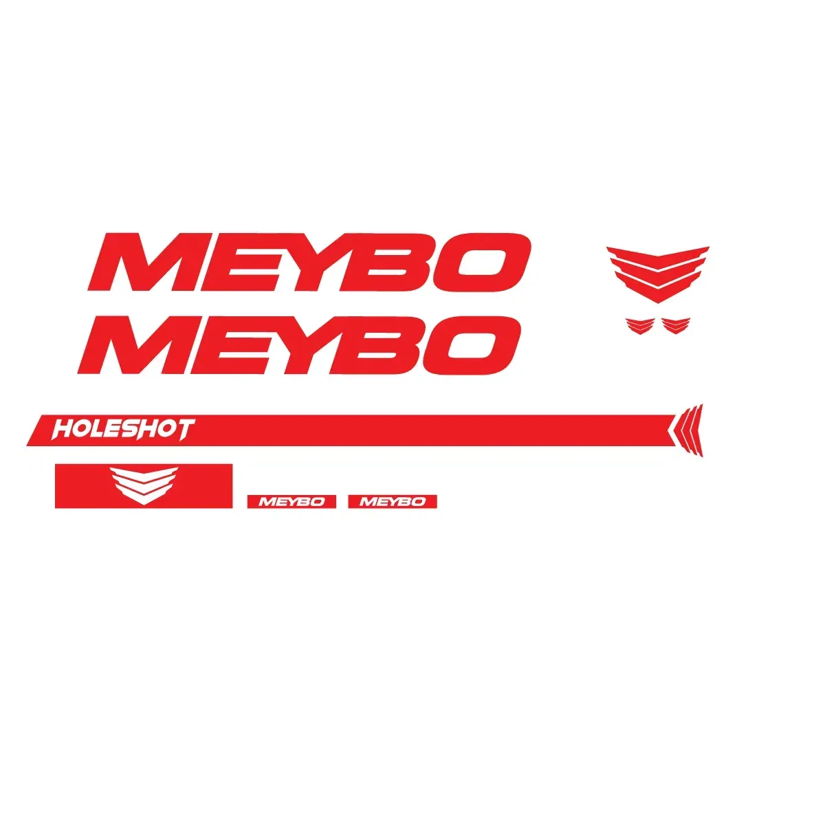 Meybo Holeshot Sticketset Red